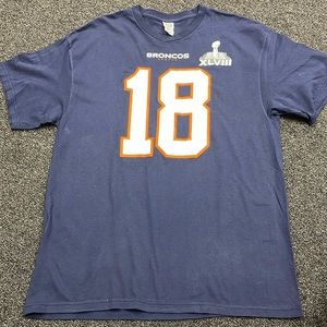 Denver Broncos #18 Peyton Manning T-Shirt.